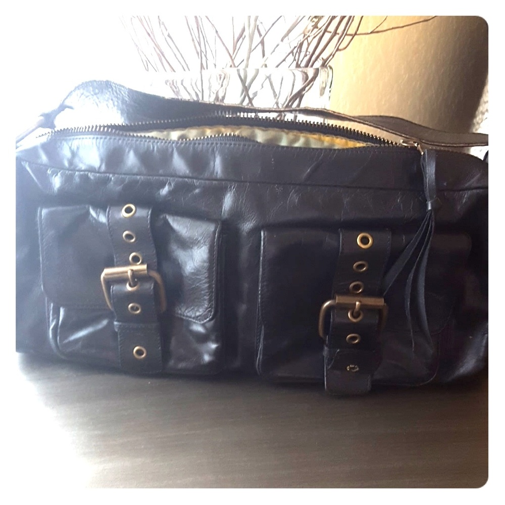 Leather short strap Purse